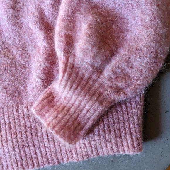 Sezane Pink Crew Neck Sweater - Picture 8 of 16